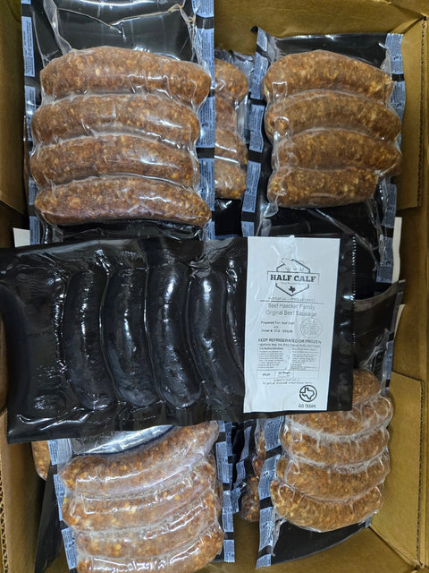Haecker Family Recipe Beef German Sausage - Half Calf