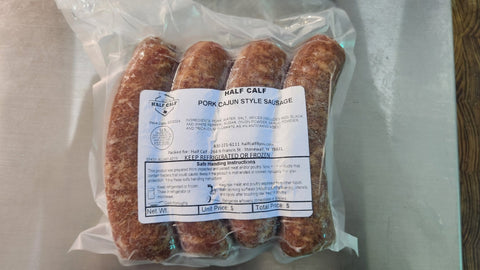 Small Batch Cajun Style Pork Sausage - Half Calf