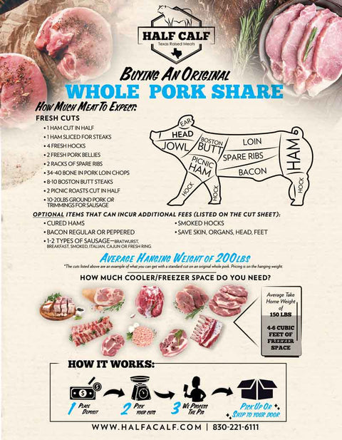 You Should Be Buying Pork From Small Family Operations - Half Calf